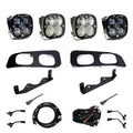 Baja Designs 2023+ Ford F250/F350 Super Duty Squadron SAE/Sport Fog Pocket Kit - Clear Toggle 448225