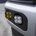 Baja Designs 2023+ Ford F250/F350 Super Duty Squadron SAE/Sport Fog Pocket Kit - Amber Toggle 448226