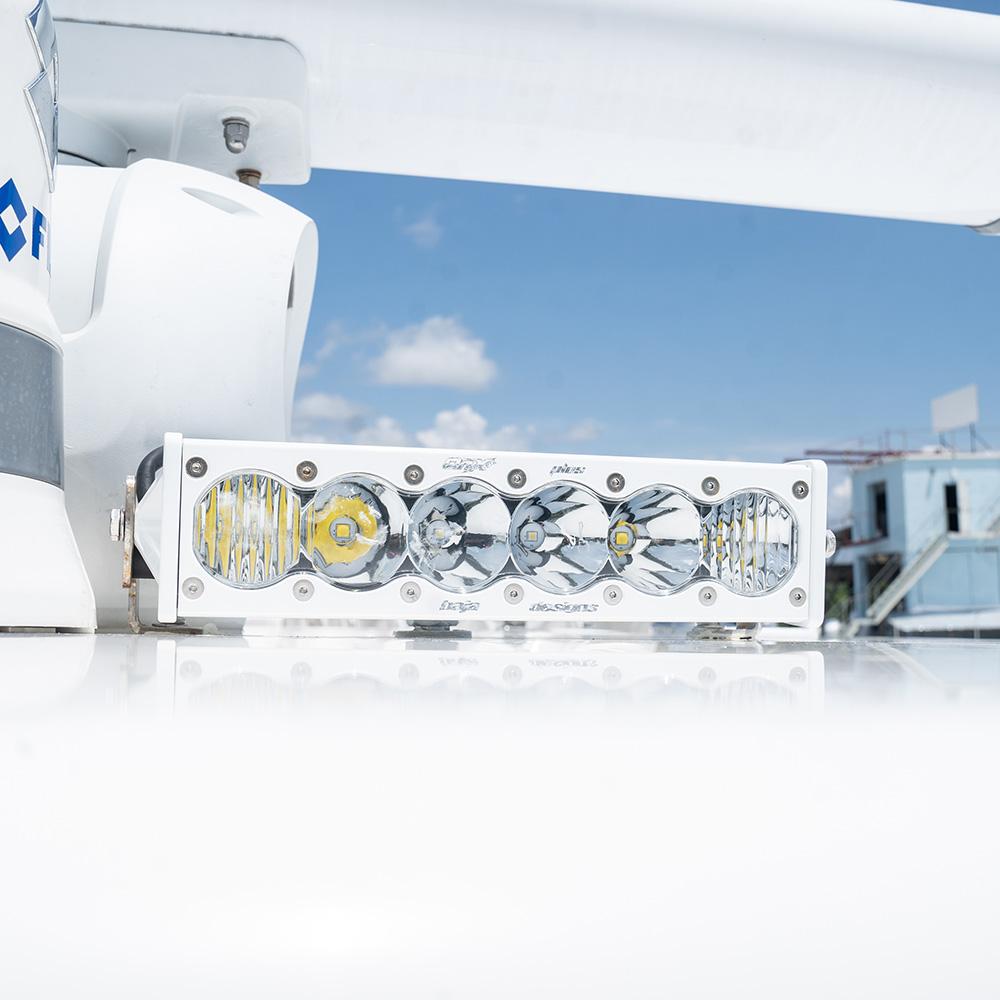 Baja Designs Marine OnX6+ Straight Light Bar 10in. Driving Combo/Clear - White 451003WT