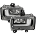 SPYDER Ford F150 24-26 OEM Style Full Led Fog Lights (W/ DRL) - Set FL-FF15024-LED-C 9055478