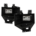 SPYDER 17-19 Ford F2540/F350 SD OEM Style LED Fog Lights w/Switch - Clear (FL-FF25017-C) 9051098