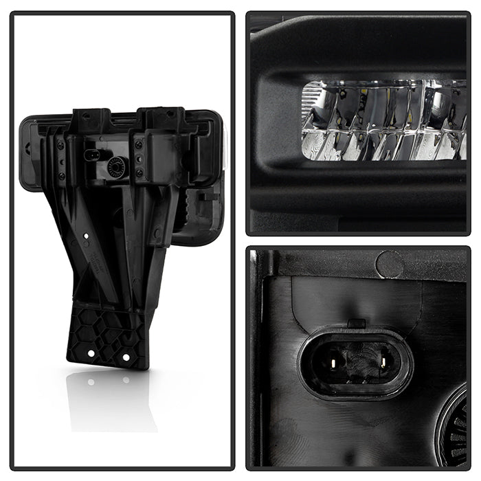 SPYDER 20-22 Ford F250/F350 Super Duty OEM Full LED Fog Lights W/ Switch - Clear 9051135