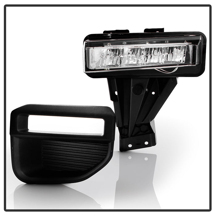 SPYDER 20-22 Ford F250/F350 Super Duty OEM Full LED Fog Lights W/ Switch - Clear 9051135