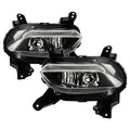 SPYDER 19-20 Hyundai Santa Fe OEM Style Fog Lights w/Switch - Clear (FL-HYSF19-C) 9052286