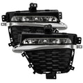SPYDER 22-24 Jeep Grand Cherokee (2-Row) OEM LED Fog Lights w/Switch - Clear (FL-JGC22-LED-C) 9054211