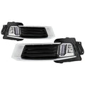 xTune 18-19 Cadillac XTS LED DRL Switch Back w/ Signal Fog Lights w/Cover Chrome FL-JH-CXTS13-LED-C 9946400