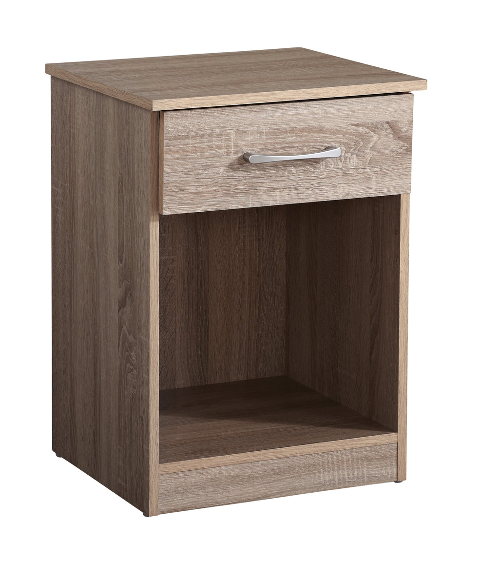Charming Casual Nightstand In Sandle Wood