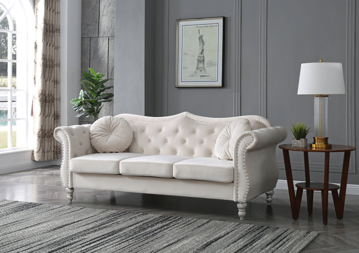 Glory Furniture Hollywood G0667A-S Velvet Sofa