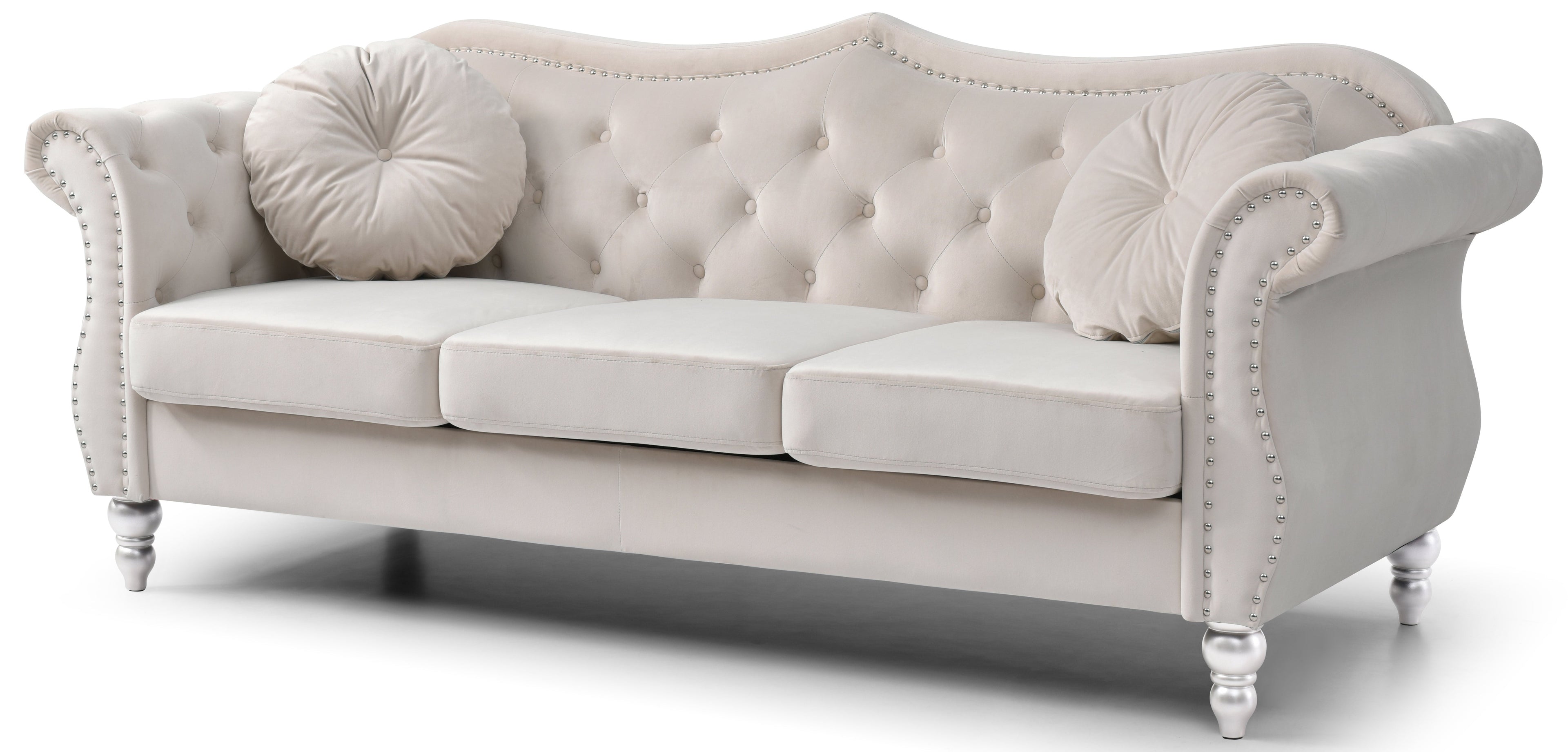 Glory Furniture Hollywood G0667A-S Velvet Sofa