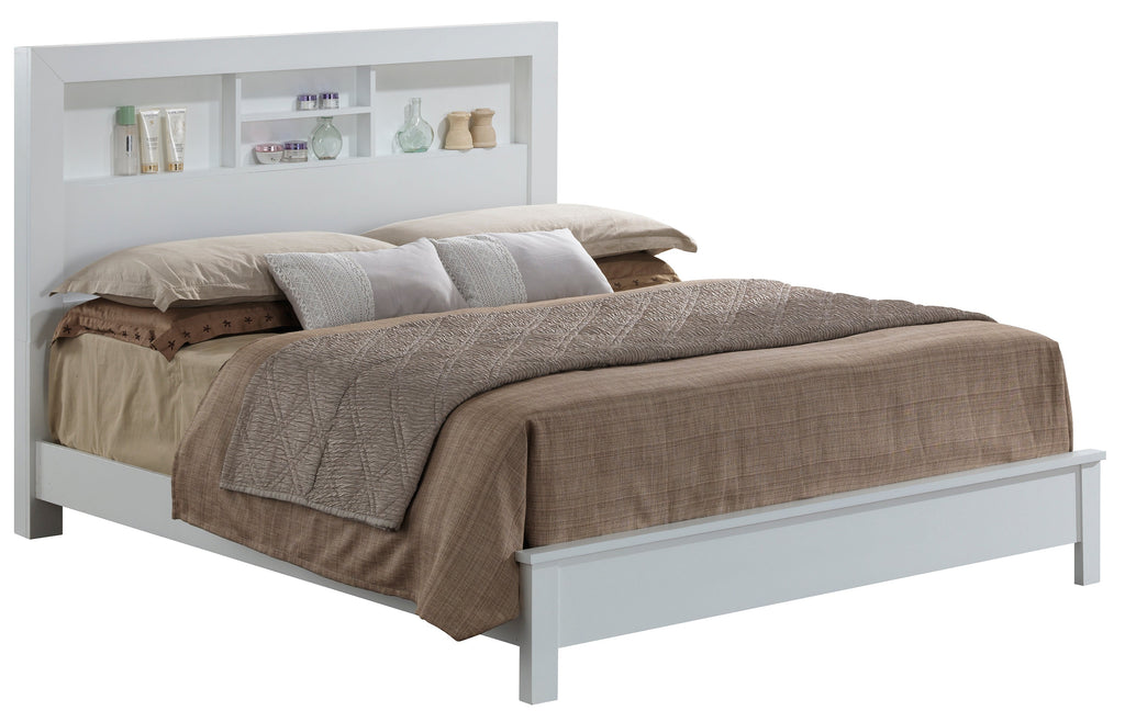 Elegant Transitional King-Sized Bed