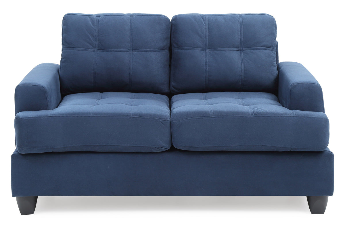 Chic Transitional Loveseat