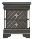 Chic Metallic Nightstand