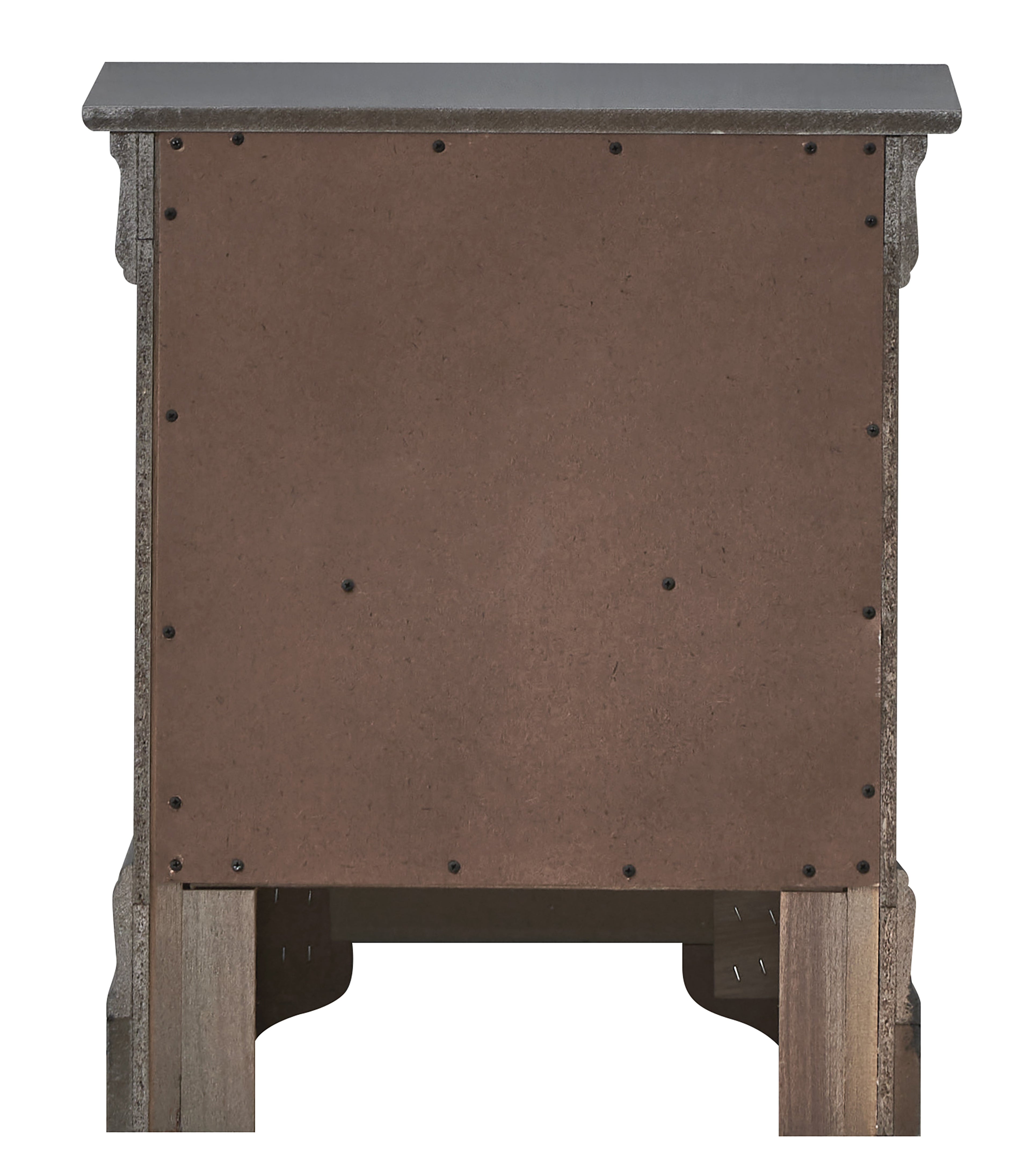 Chic Metallic Nightstand