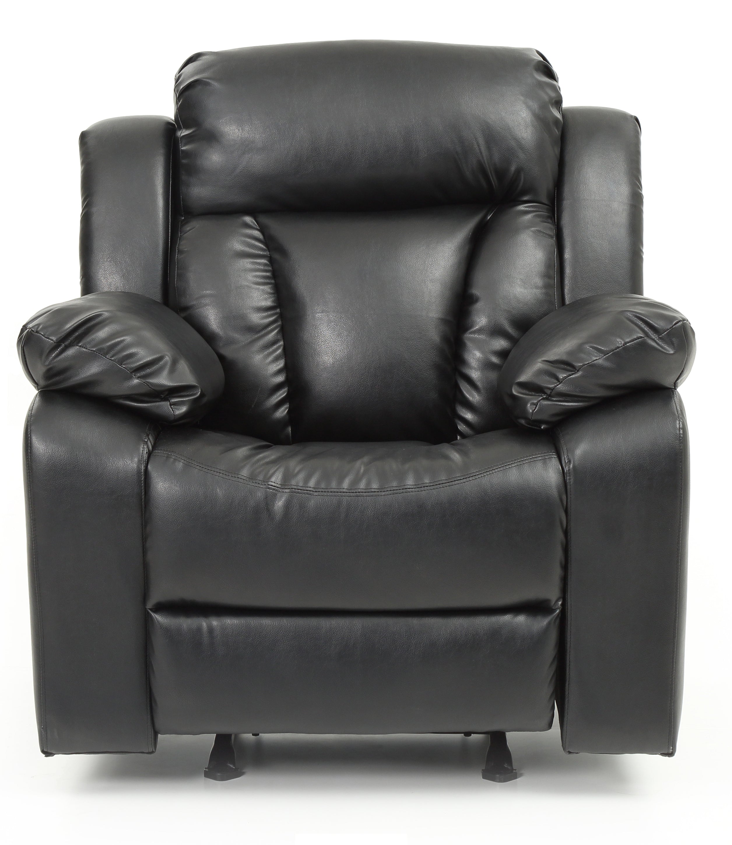 Elegant Padded Arm Recliner