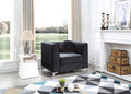 Sleek Modern Sloped Armchair