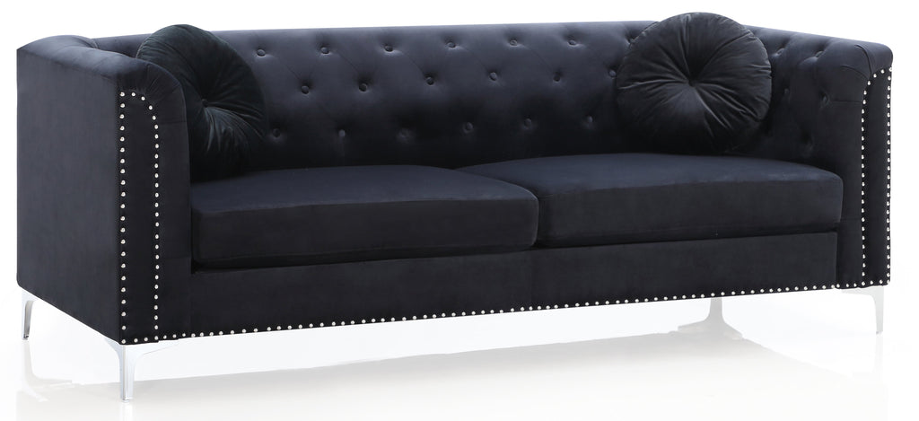 Pompano G893A-S Velvet Sofa