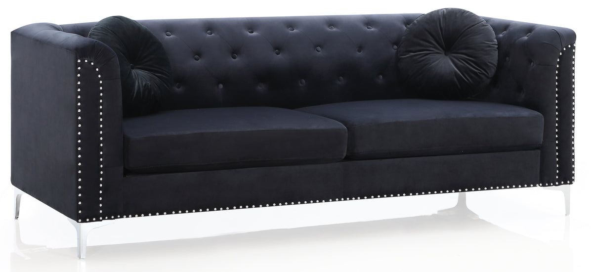 Pompano G893A-S Velvet Sofa