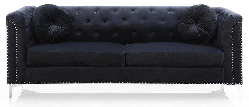 Pompano G893A-S Velvet Sofa