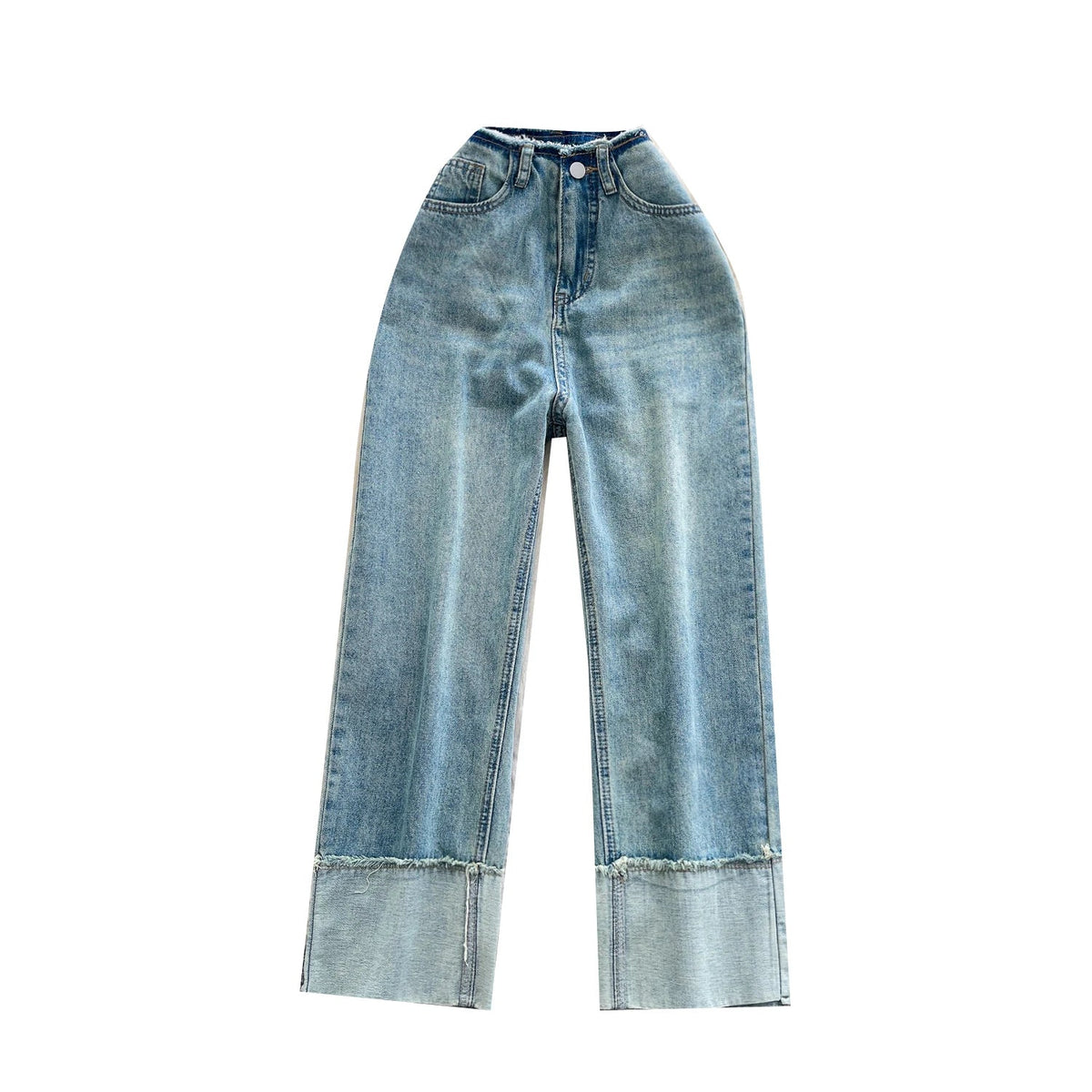 2025 Autumn Vintage Jeans Women Print High Waist Denim Pants Girls Outdoor Pants Wholesale