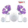 Real Bubee Single/double Electric Breast Pump With Milk Bottle Infant Usb Bpa Free Powerful Breast Pumps Baby Breast Feeding