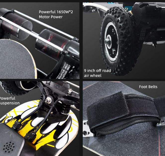 Off Road E Board Dual Belt Motor Electric