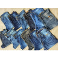Chen   Inventory End Goods Wholesale Men's and Women Jeans Shorts Denim Skirt Jacket Used Clothes
