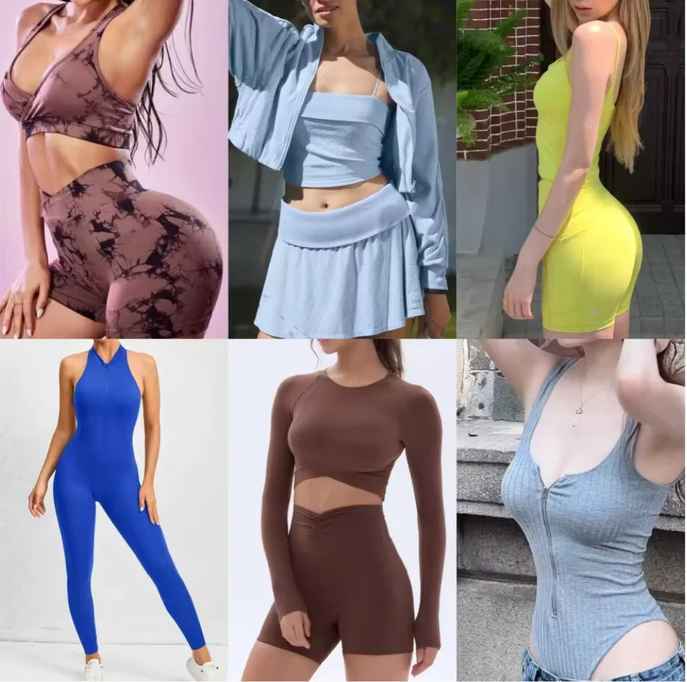 Y Clearance Women's Apparel Stock Wholesale Casual Dresses T-shirts Mixed Bales Random Delivery Stock Clothing