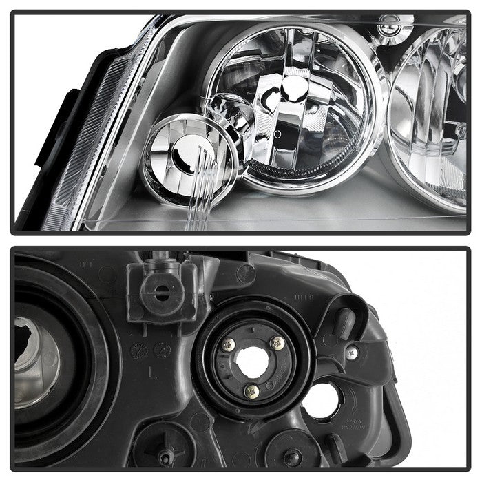 SPYDER xTune 11-17 Dodge Grand Caravan OEM Style Headlights - Chrome (HD-JH-CHRTC08-AM-C) 9042508
