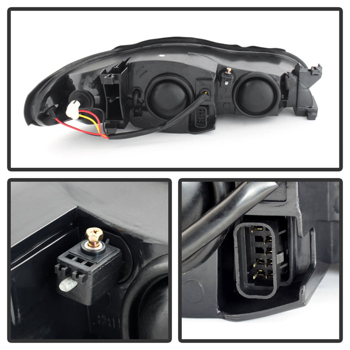 SPYDER Xtune Chevy Monte Carlo 00-05 Crystal Headlights Black HD-JH-CMC00-AM-BK 9023187