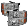 SPYDER Xtune Chevy Silverado 07-13 Crystal Headlights Chrome HD-JH-CS07-AM-C 5076984