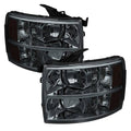 SPYDER Xtune Chevy Silverado 07-13 Crystal Headlights Smoked HD-JH-CS07-AM-SM 5077349