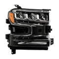 SPYDER 19-21 Chevy Silverado 1500 Full LED DRL and High/Low Beam w/ Halogen Signal - OE Right 9952395