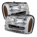 SPYDER Xtune Chevy Trailblazer 02-09 Crystal Headlights Chrome HD-JH-CTB02-AM-C 9023545