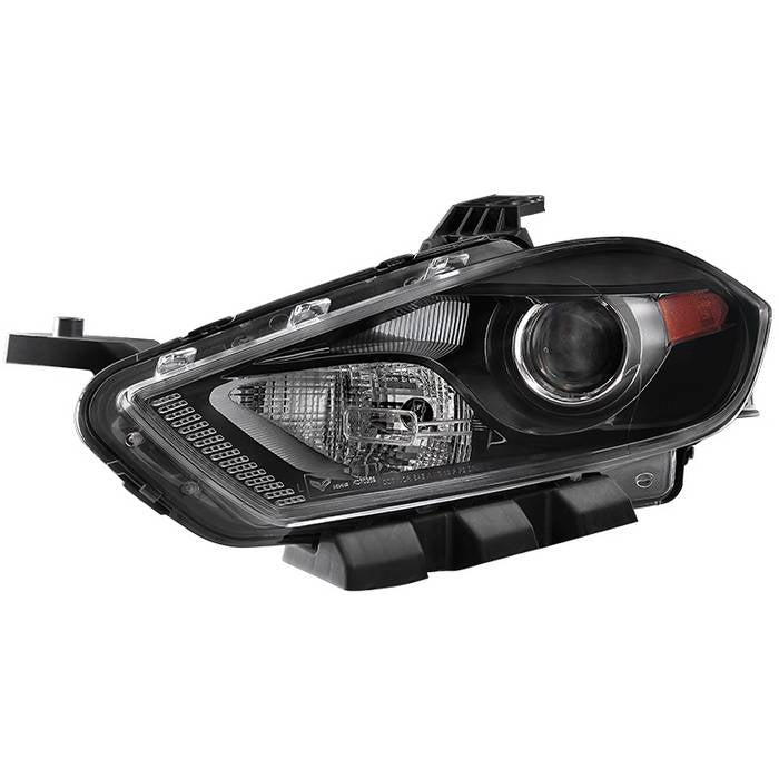 SPYDER xTune Dodge Dart 13-15 Driver Side Projector Headlight -OEM Left - Black HD-JH-DDART13-HID-OE-L 9035135