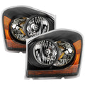 SPYDER Xtune Dodge Durango 04-05 OEM Headlamps Black HD-JH-DDU04-AM-BK 9027291