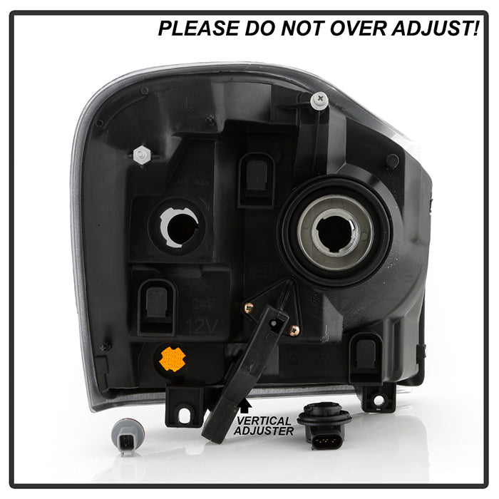 SPYDER Xtune Dodge Durango 04-05 OEM Headlamps Black Smoked HD-JH-DDU04-AM-BSM 9034282