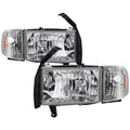 SPYDER xTune Dodge Ram 1500 94-01 Headlight w/ Corner Lamps - OEM HD-JH-DR94-SET-C 9040078