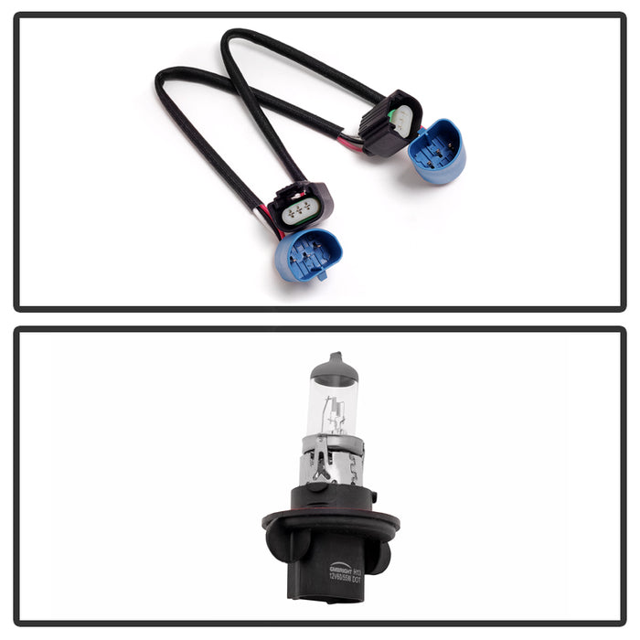 SPYDER Xtune Ford F250 F350 F450 Superduty Excursion 99-04 Headlights Black HD-JH-FF25099-HA-BK 9032998