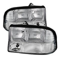 SPYDER Xtune Oldsmobile Bravada 98-01 Crystal Headlights Chrome HD-JH-GS1598-AM-C 9025488