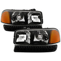 SPYDER xTune GMC Sierra 99-06 /Yukon 00-06 Headlights & LED Bumper Lights - Black HD-JH-GS99-LED-SET-BK 9037399