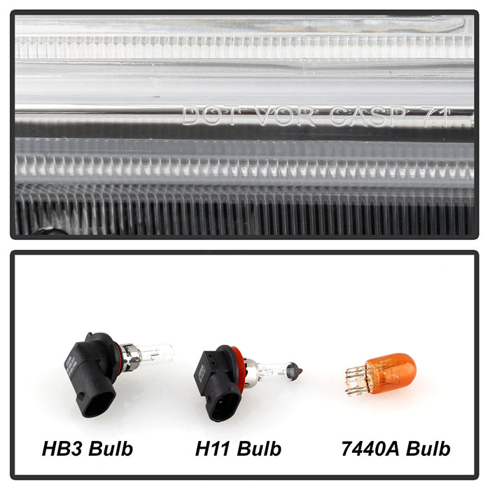 SPYDER xTune 16-18 Honda Accord Driver Side Halogen Headlight - OE Left HD-JH-HA16-4D-H-OE-L 9945885
