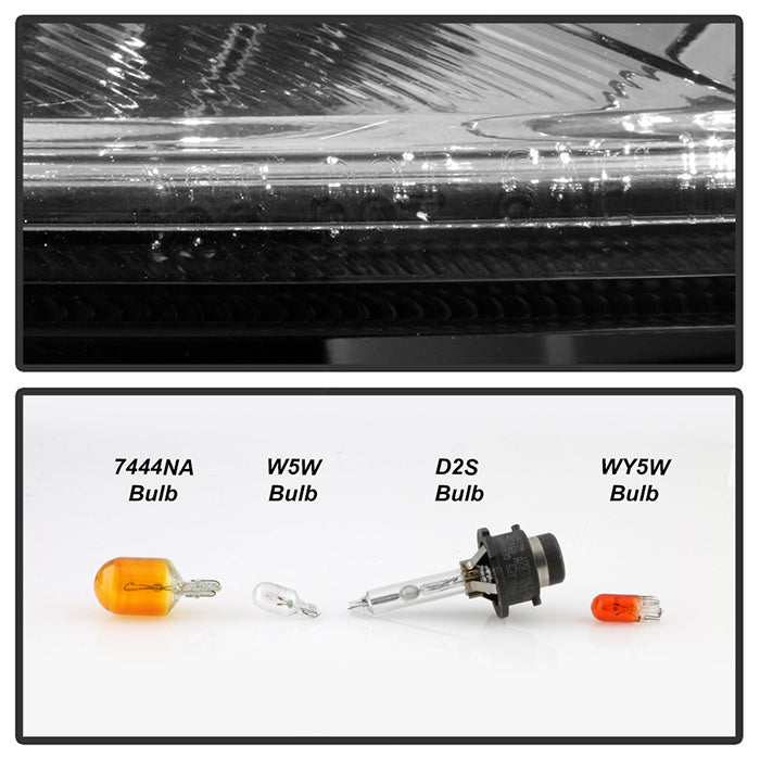 SPYDER XTune 10-15 Infiniti G25/G37 4Dr Sedan (Fit HID) Headlight Left (HD-JH-IG3710-4D-HID-L) 9949951