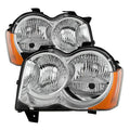 SPYDER Xtune Jeep Grand Cherokee 08-10 Halogen Model OnlyOEM Style Headlights Chrome HD-JH-JGC08-AM-C 9034527