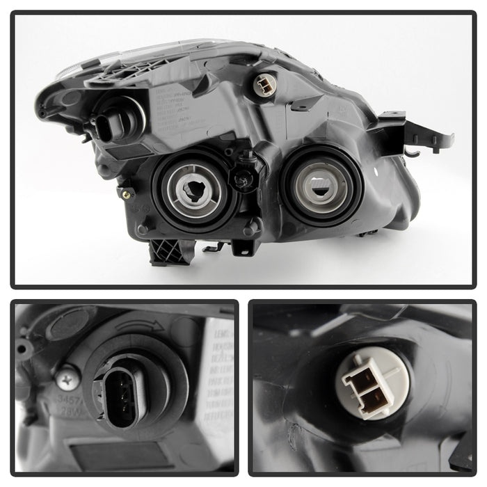 SPYDER Xtune Nissan Altima Coupe 08-09 Halogen Only OEM Headlights Chrome HD-JH-NA08-2D-C 9029707