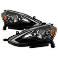 SPYDER xTune 16-19 Nissan Sentra LED Headlights - Black (HD-JH-NS16-LED-BK) 9950575