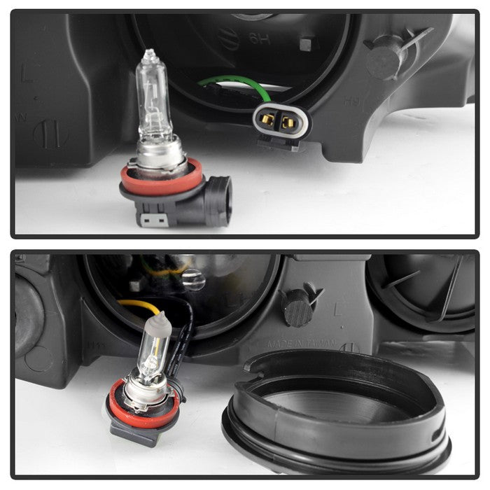 SPYDER Xtune Pontiac G6 05-10 (09-10 Fit w/Amber Turn Signal) Crystal Headlights Smoke HD-JH-PG605-AM-SM 9023682