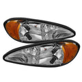 SPYDER Xtune Pontiac Grand Am 99-05 Crystal Headlights Chrome HD-JH-PGAM99-AM-C 9023514