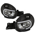 SPYDER xTune Subaru Impreza 14-16 Headlights With Light Tube DRL - Black HD-JH-SI02-LB-BK 9047411