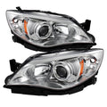 SPYDER Xtune Subaru Impreza Wrx 08-14 Halogen Models Only Headlights Chrome HD-JH-SI08-AM-C 9028274