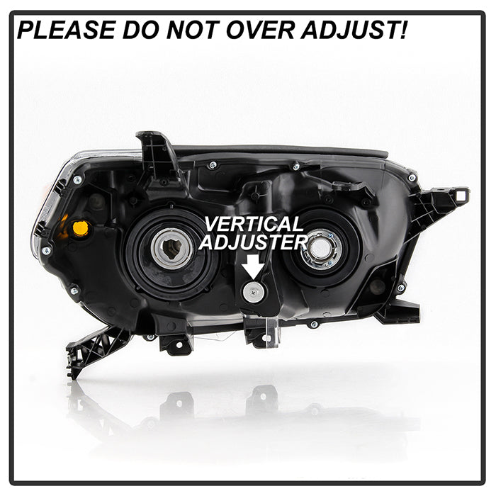SPYDER Xtune 10-13 Toyota 4Runner OEM Style Headlights Black HD-JH-T4R10-OE-BK 9049385